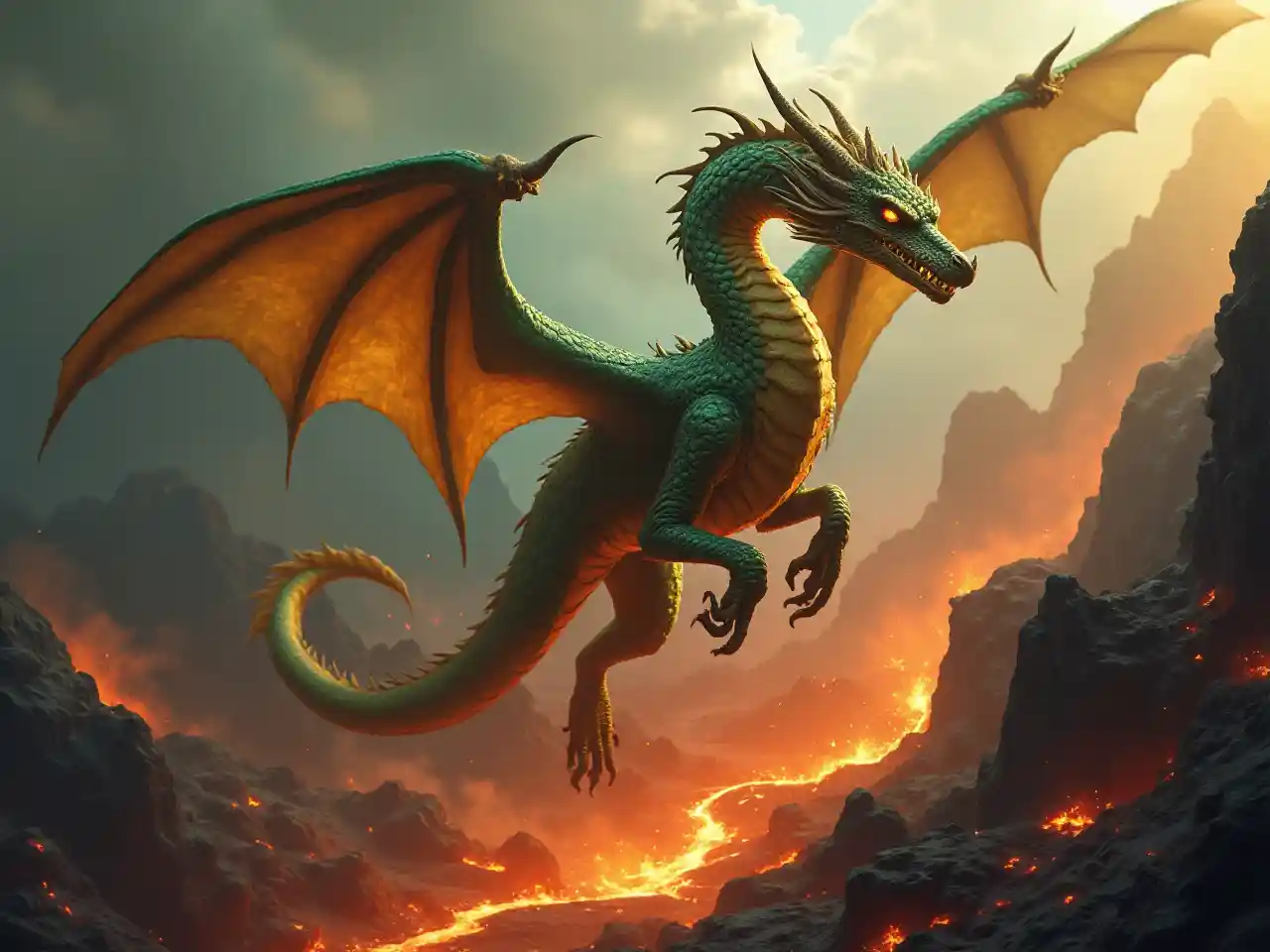 Dragão de Fogo lendário