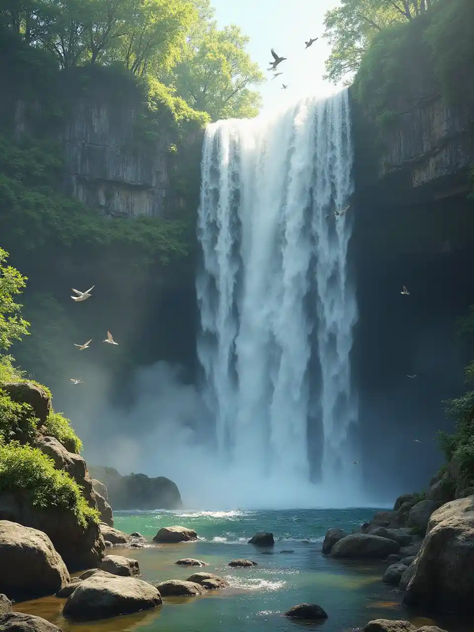 Utulivu wa Maporomoko ya Maji