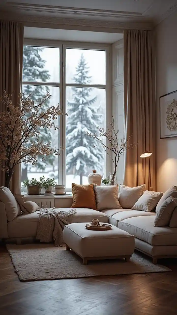 Winter Living Room