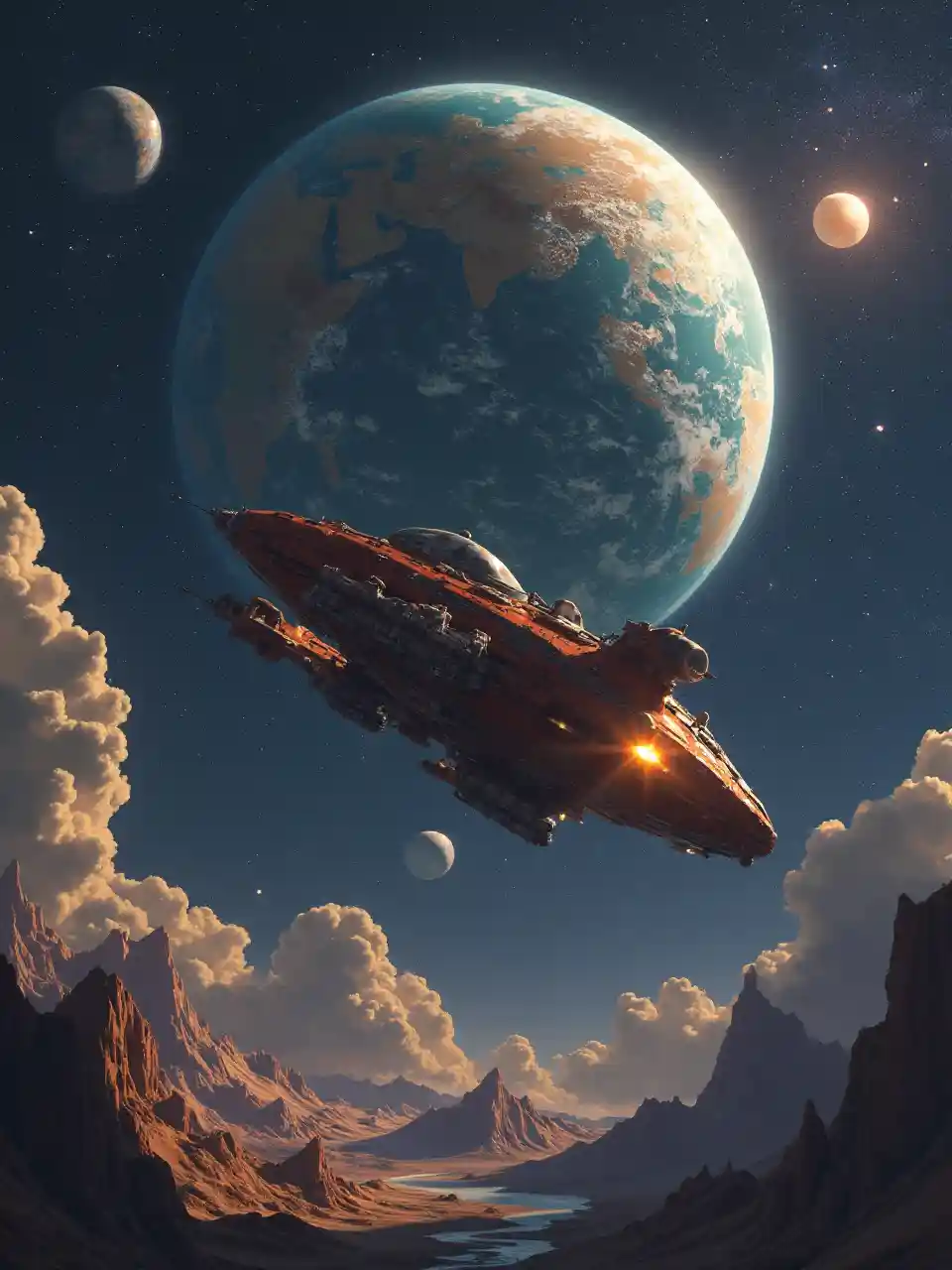 Nave espacial Tierra