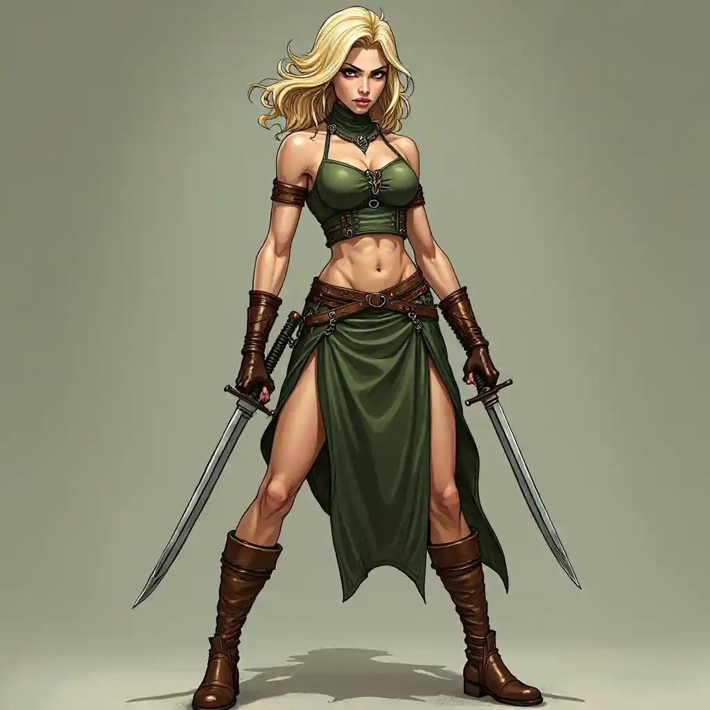 Sandy chiến binh tóc vàng