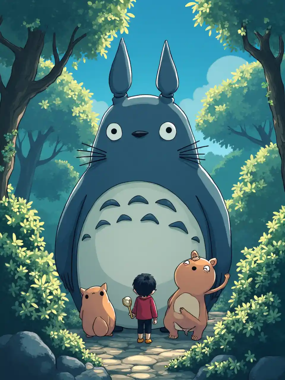 Conversione dell'arte Ghibli