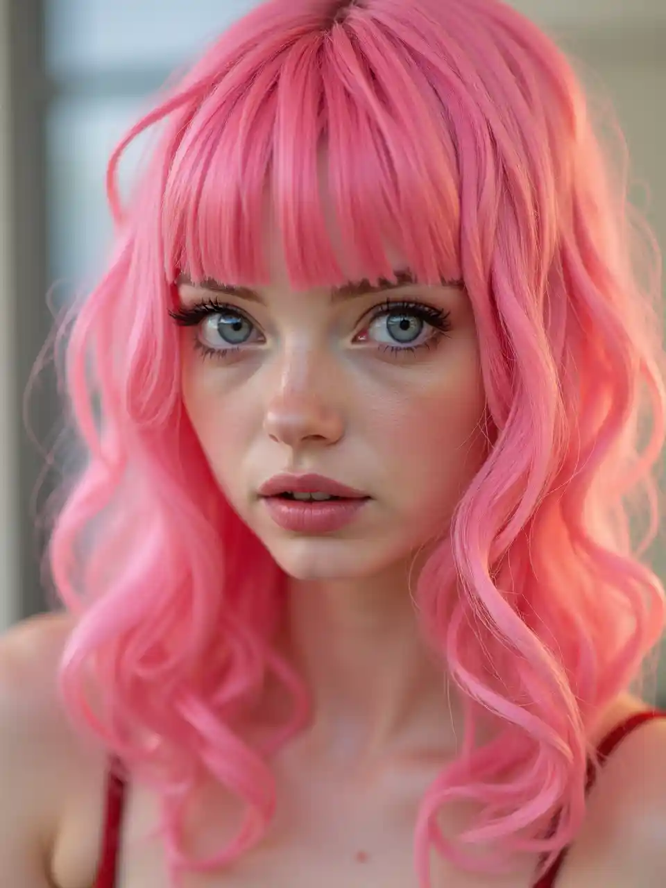 Gelée de poils roses