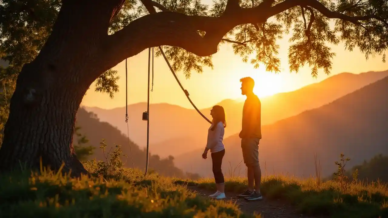 Maono ya Asili ya Jua Linapochwa