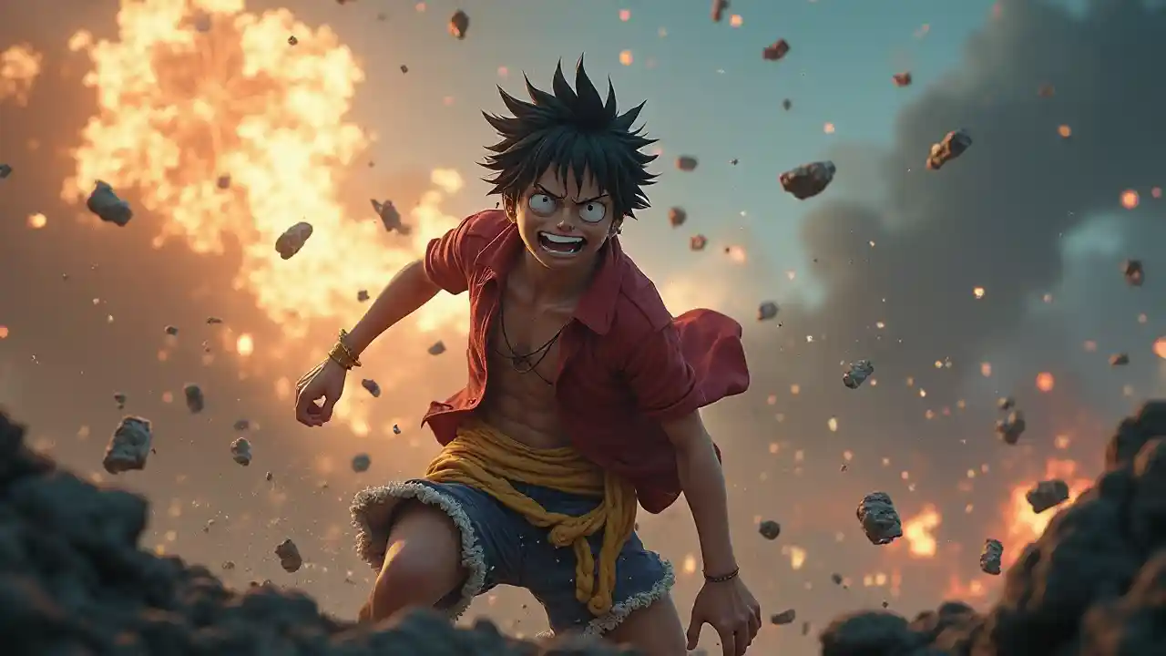 Luffy Battle Design