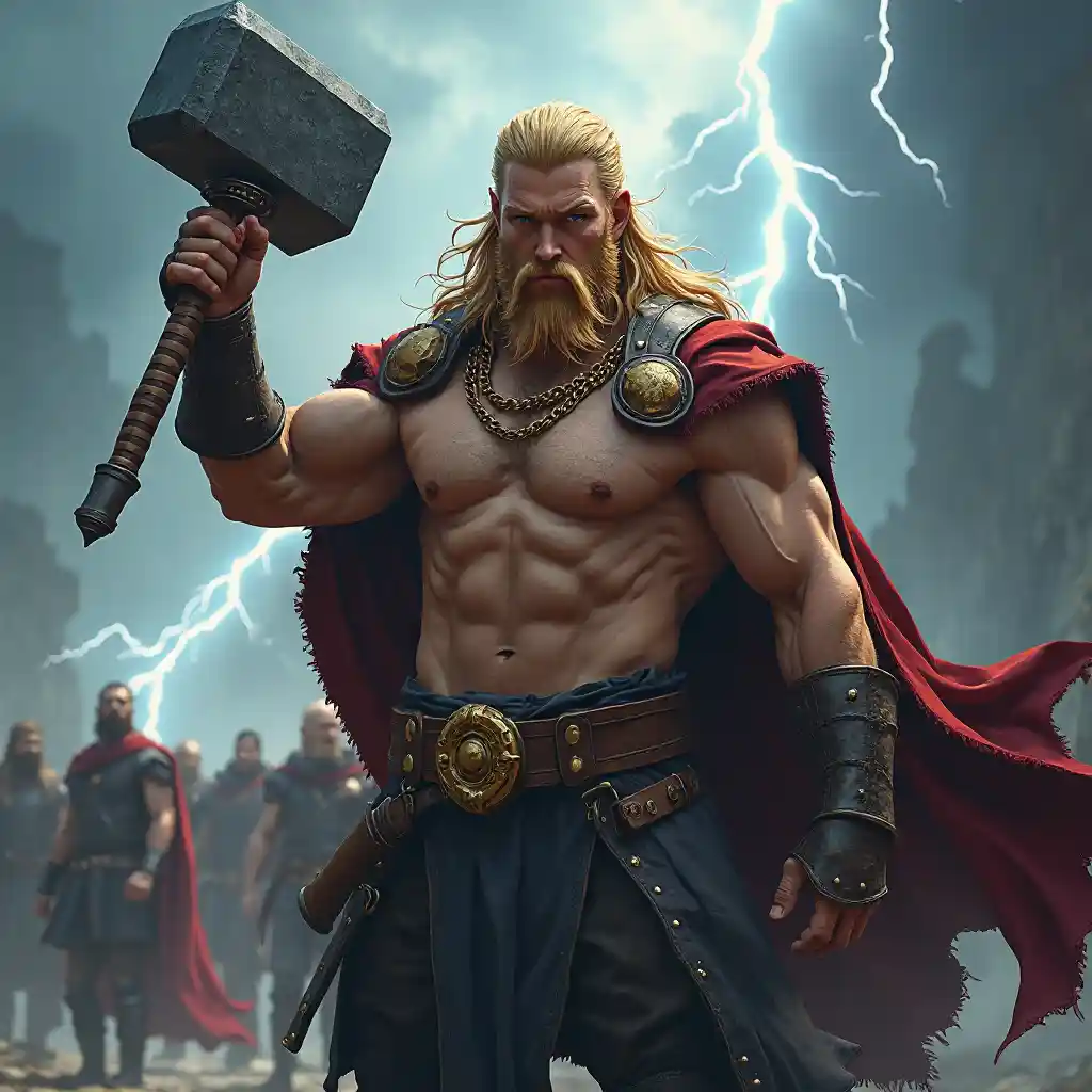 Antike Priester von Thor