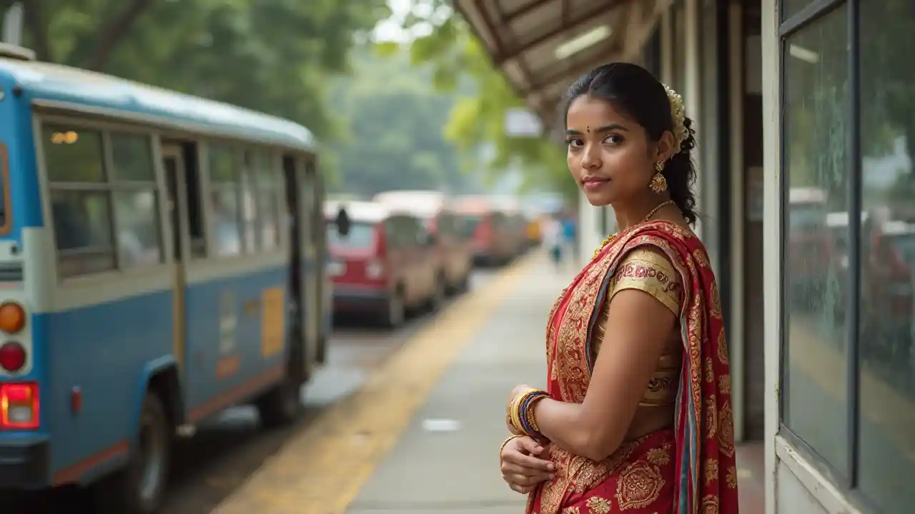 ấn độ, cô gái