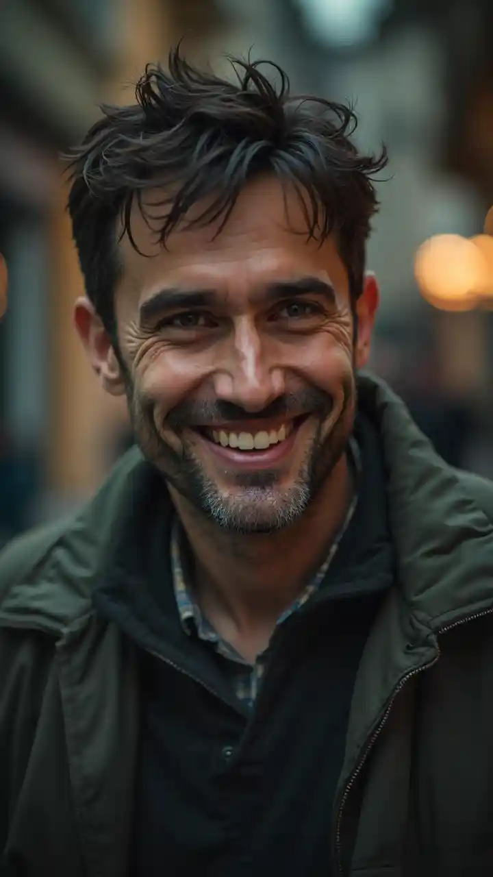 Pria yang murah senyum