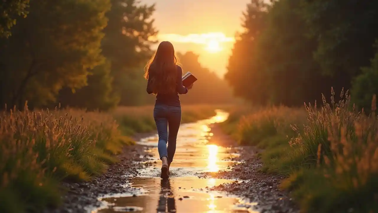 الشعر الأسود في برك المياه