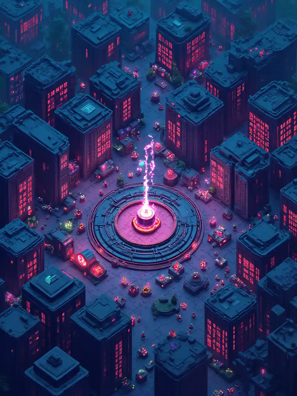 Ramani ya Jiji la Cyberpunk