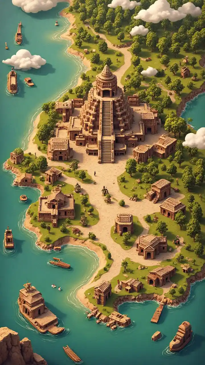 Mappa della città azteca