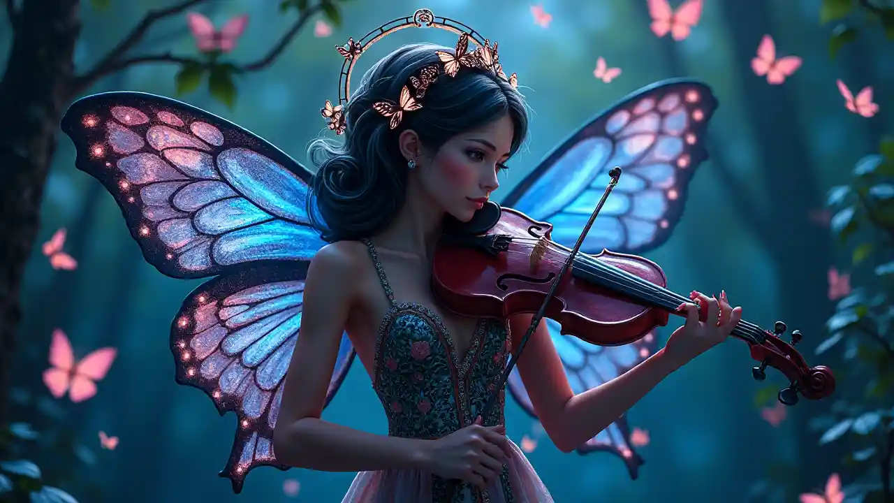 Mityczne dzieła artystyczne motyla