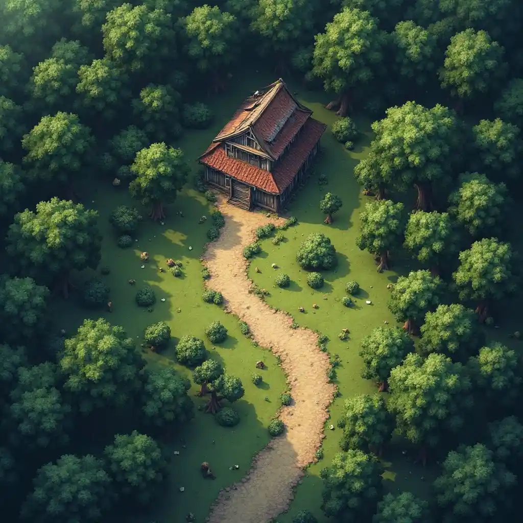 DnD Bosque Battlemap