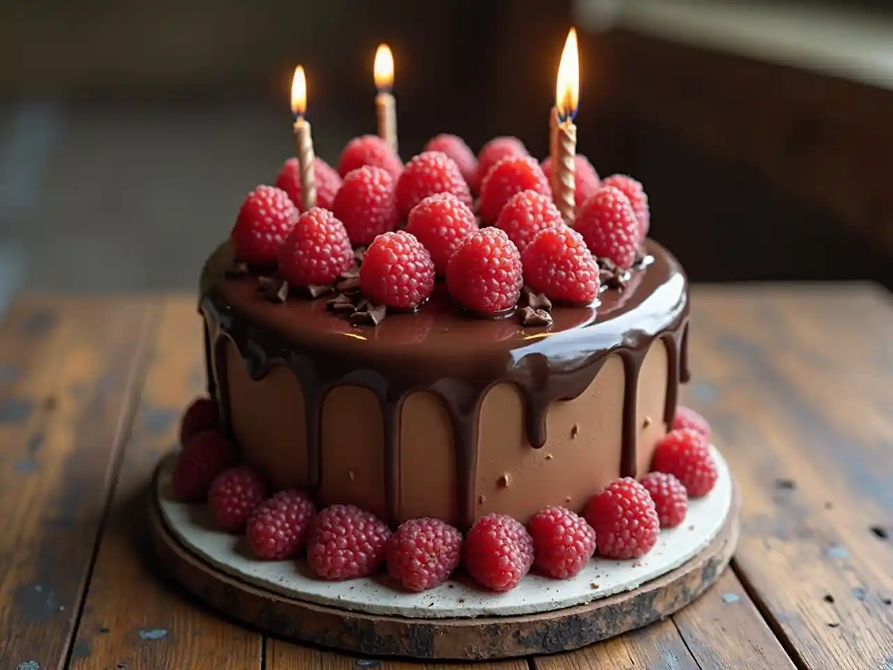 Gâteau aux framboises