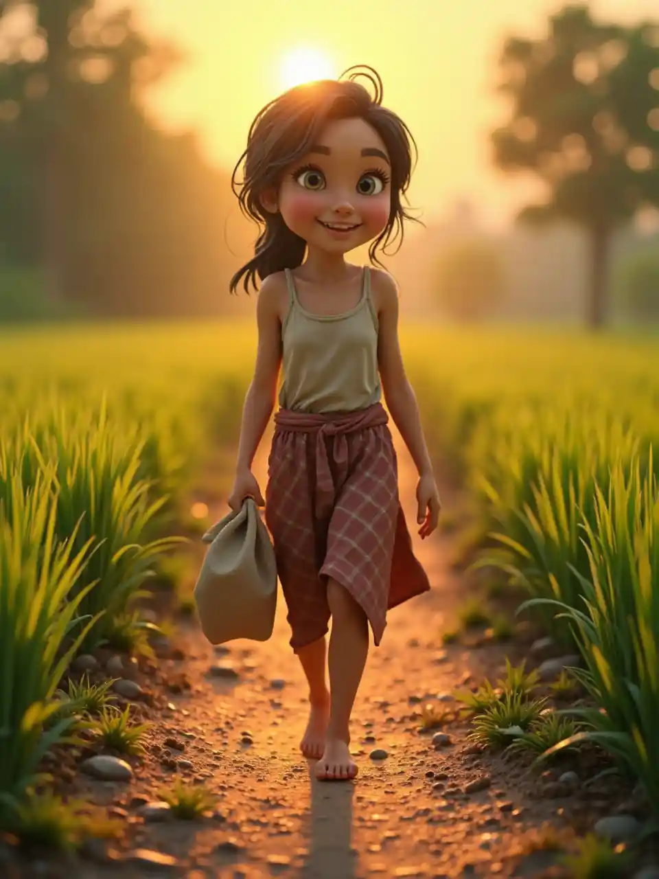 El paseo descalzo de Dita