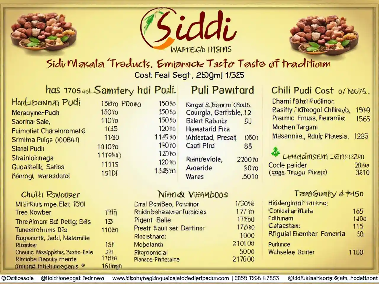 Siddi Masala