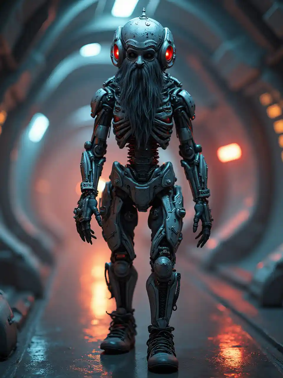 Futuristic Cyborg Art