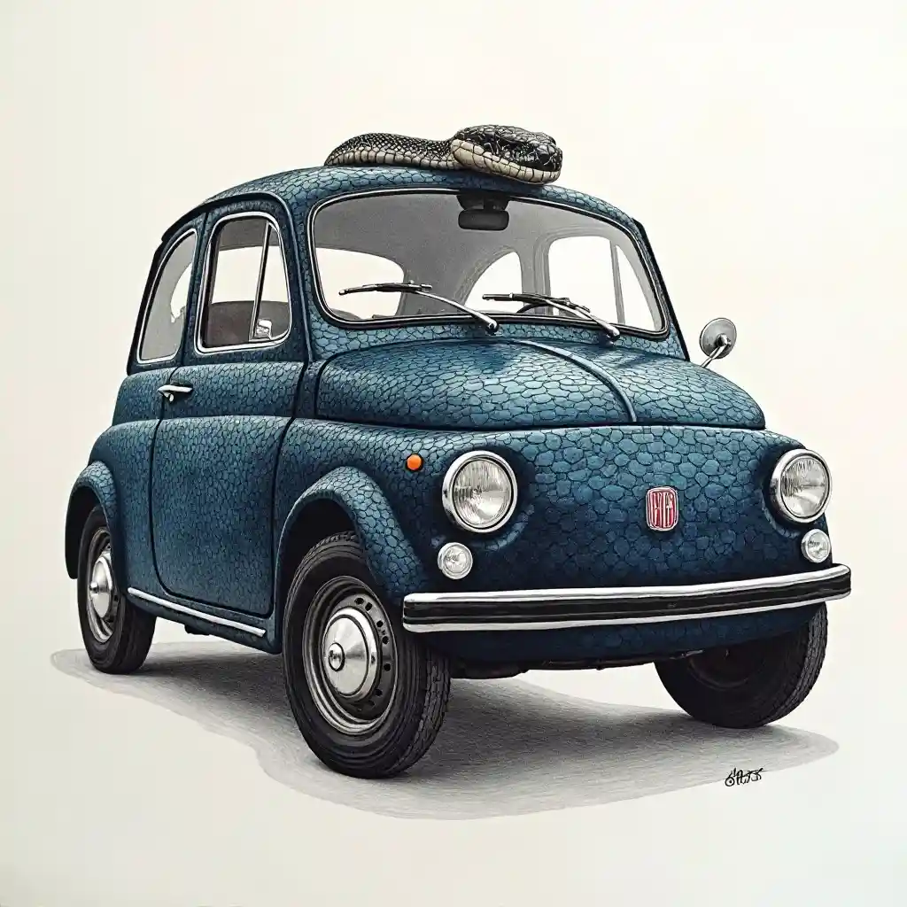 Schlangenschuppenauto