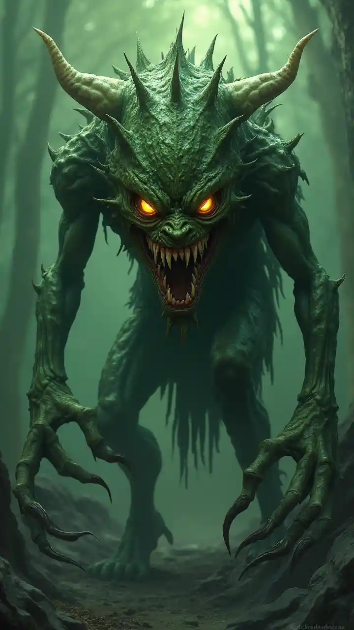 Un monstre corrosif envieux