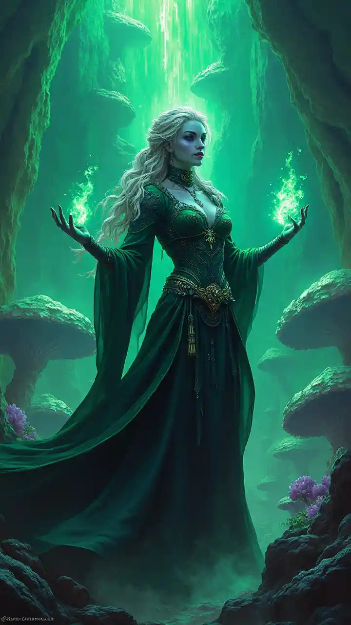 Drow Warlock Art