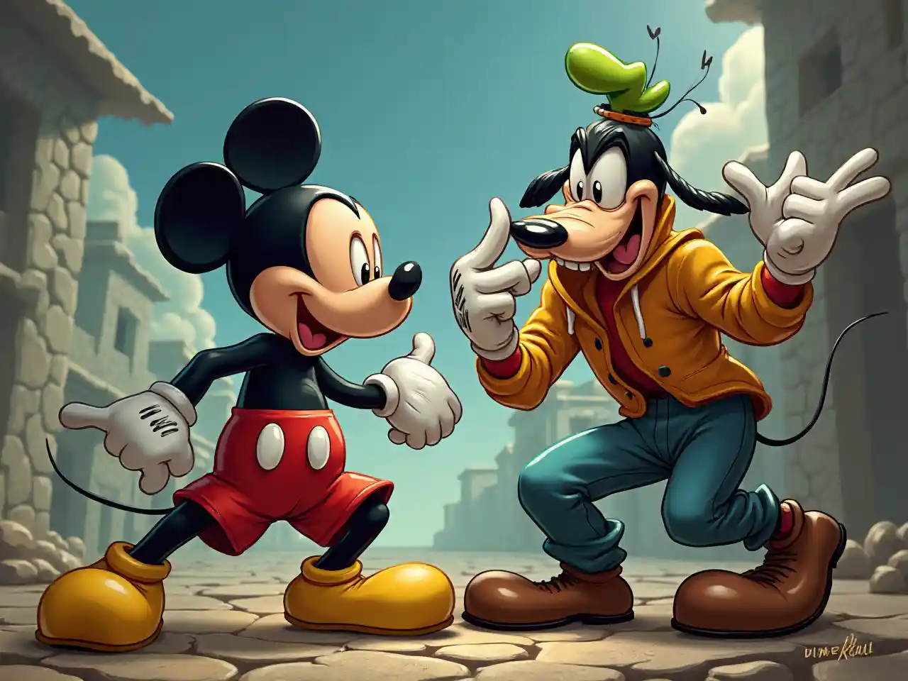 Mickey dhidi ya Goofy
