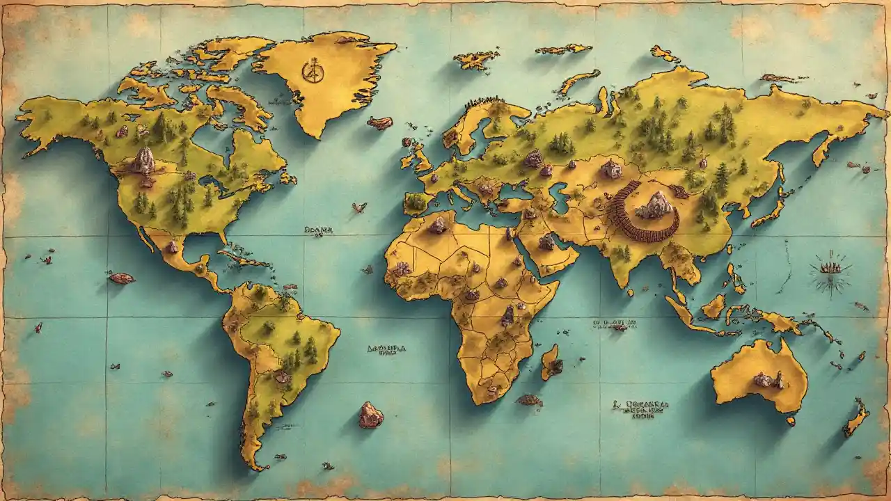 Kıyamet sonrası harita