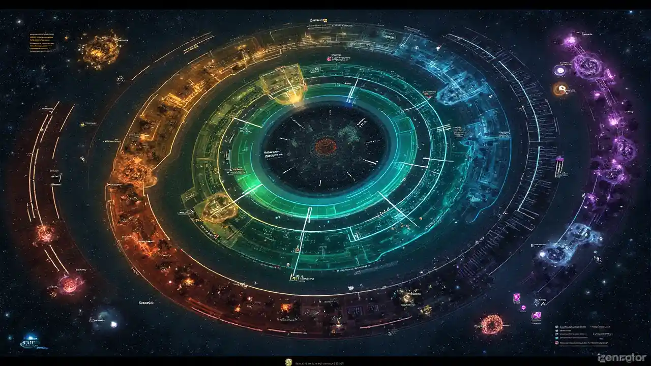 Визуализация галактической карты