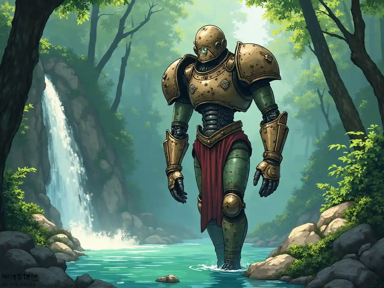 Fantasy Robot Monk