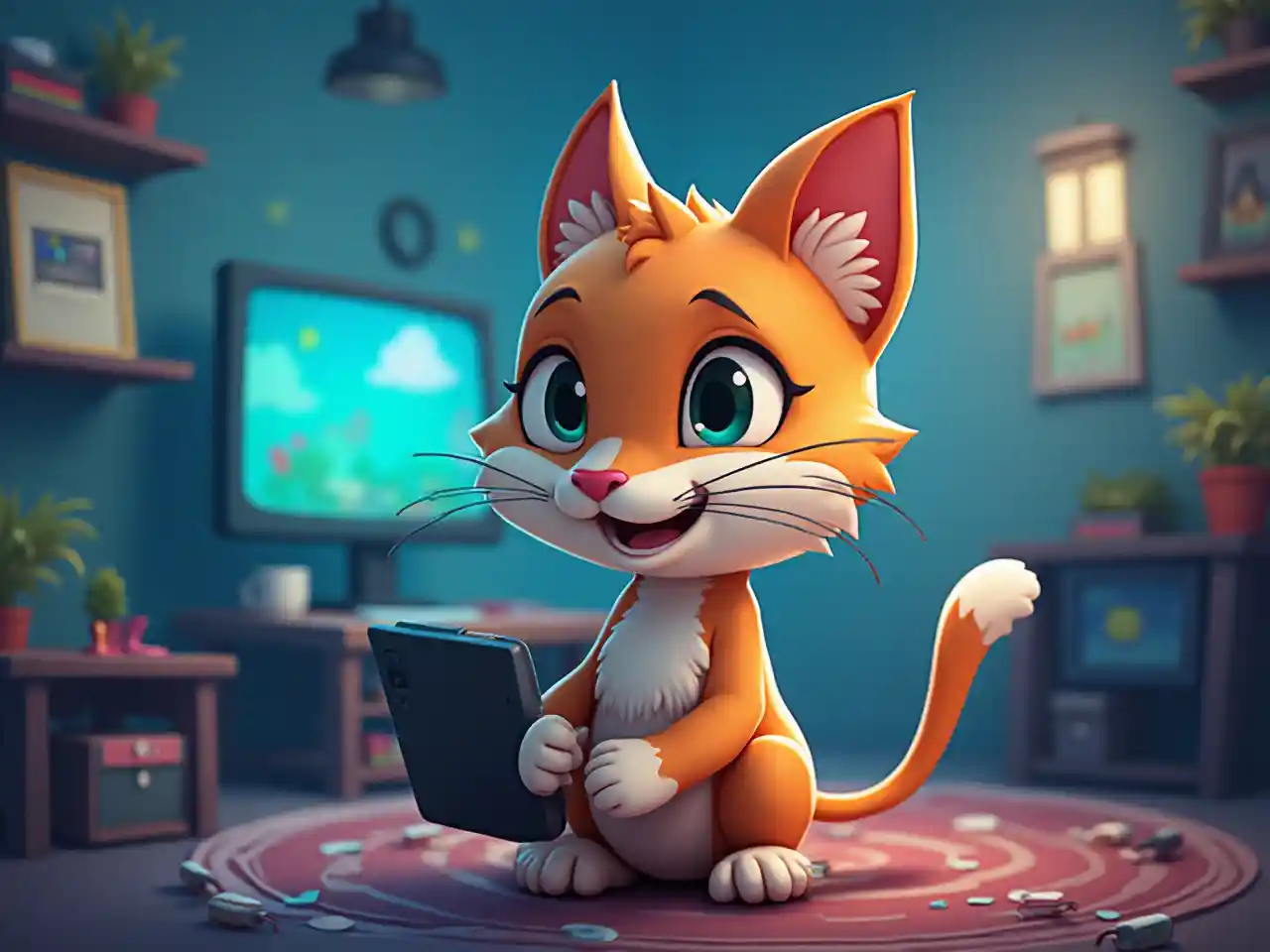 Cartoon Cat Creation