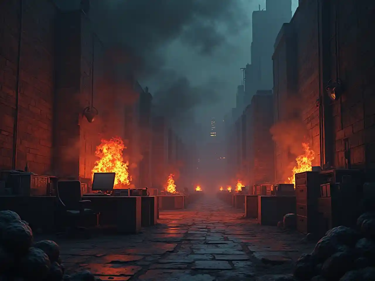 De vuurkunst van de kooi 