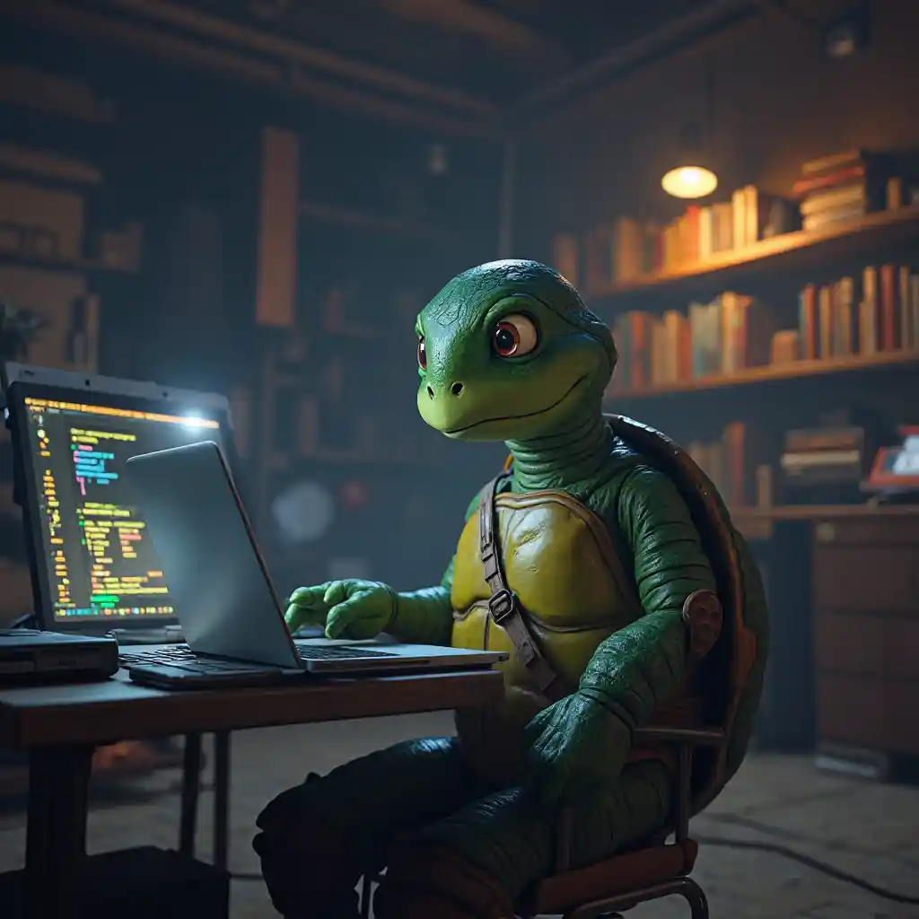 سلحفاة كاريكاتورية