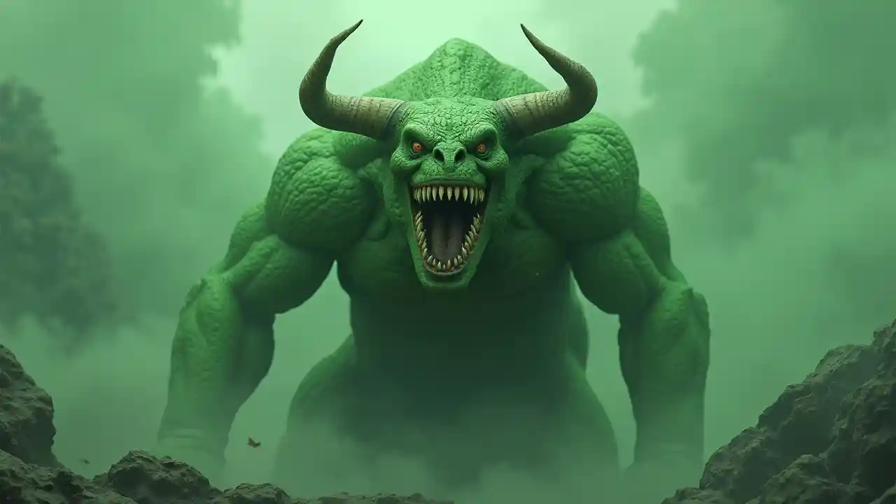 وحش الرعب الأخضر