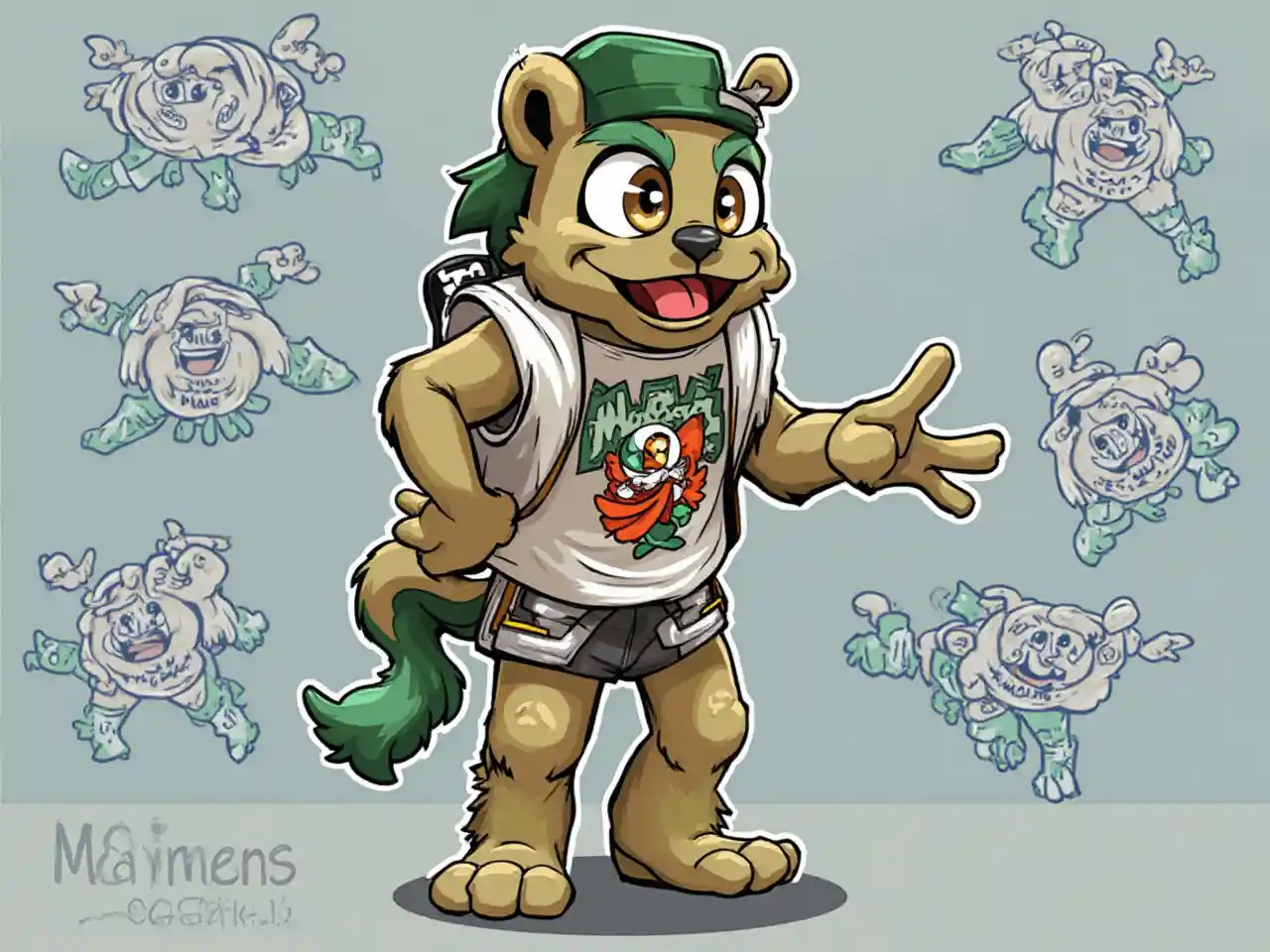 Disegno della mascotte