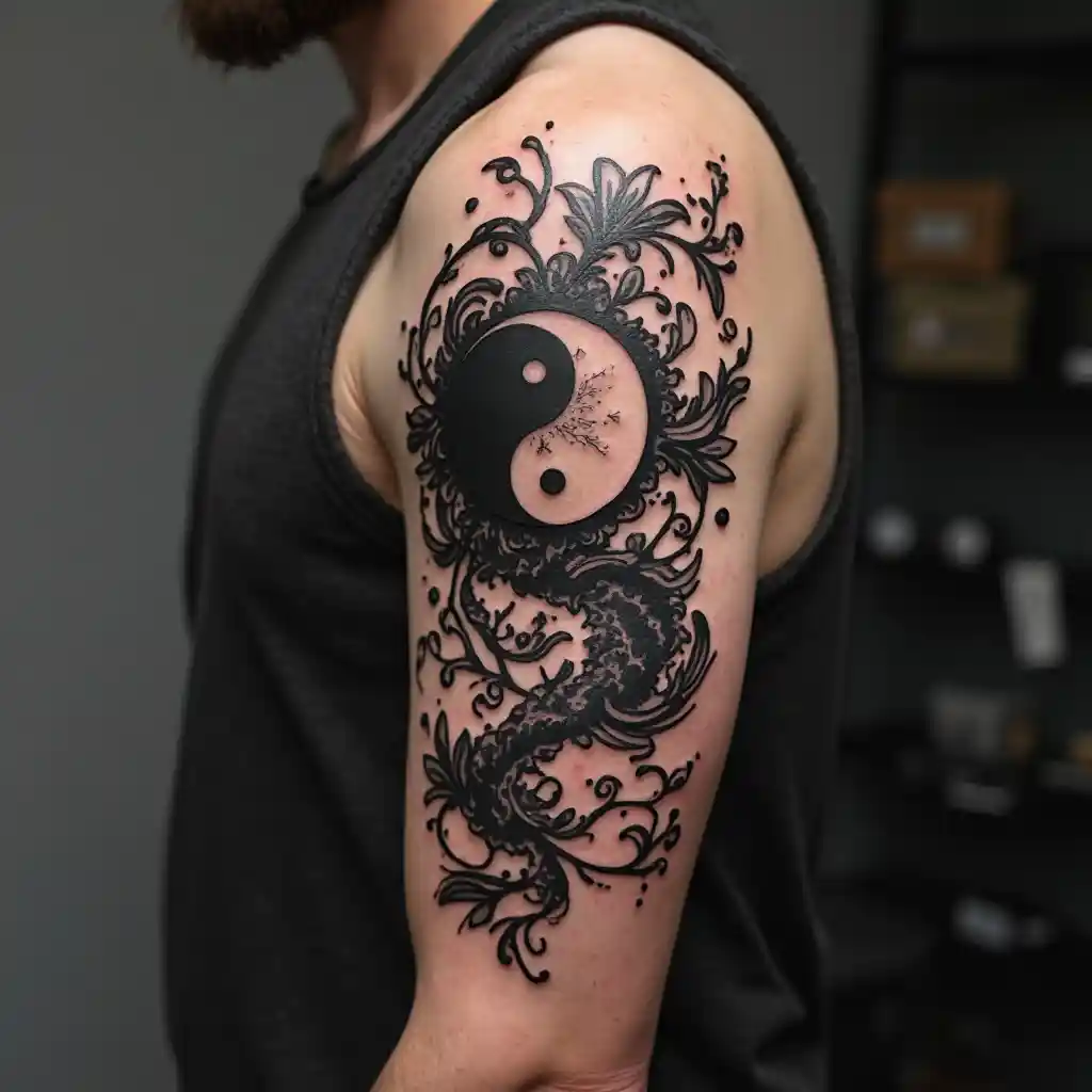 Инь-Янская татуировка