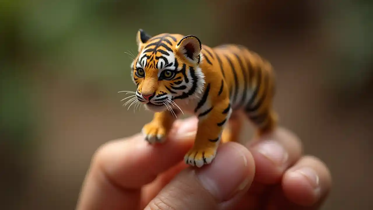 Imagen de tigre diminuto