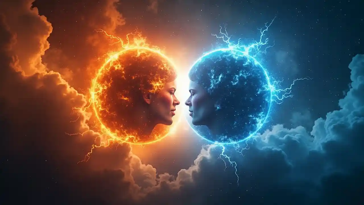 Himmelskörper kollidieren