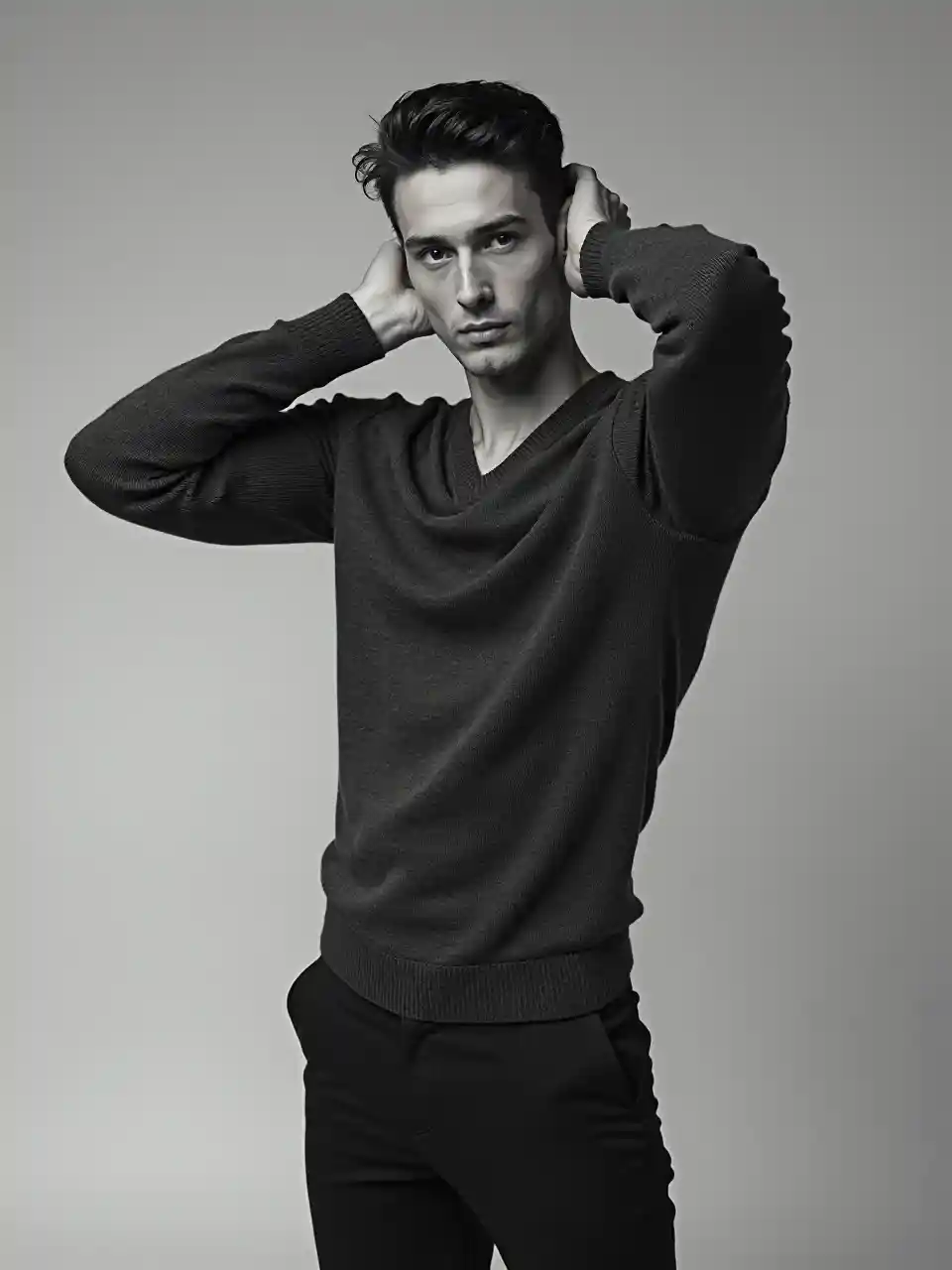 Elegantes Männermodel