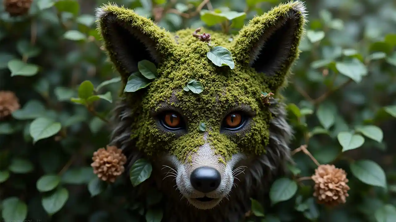 قناع ذئب الغابة