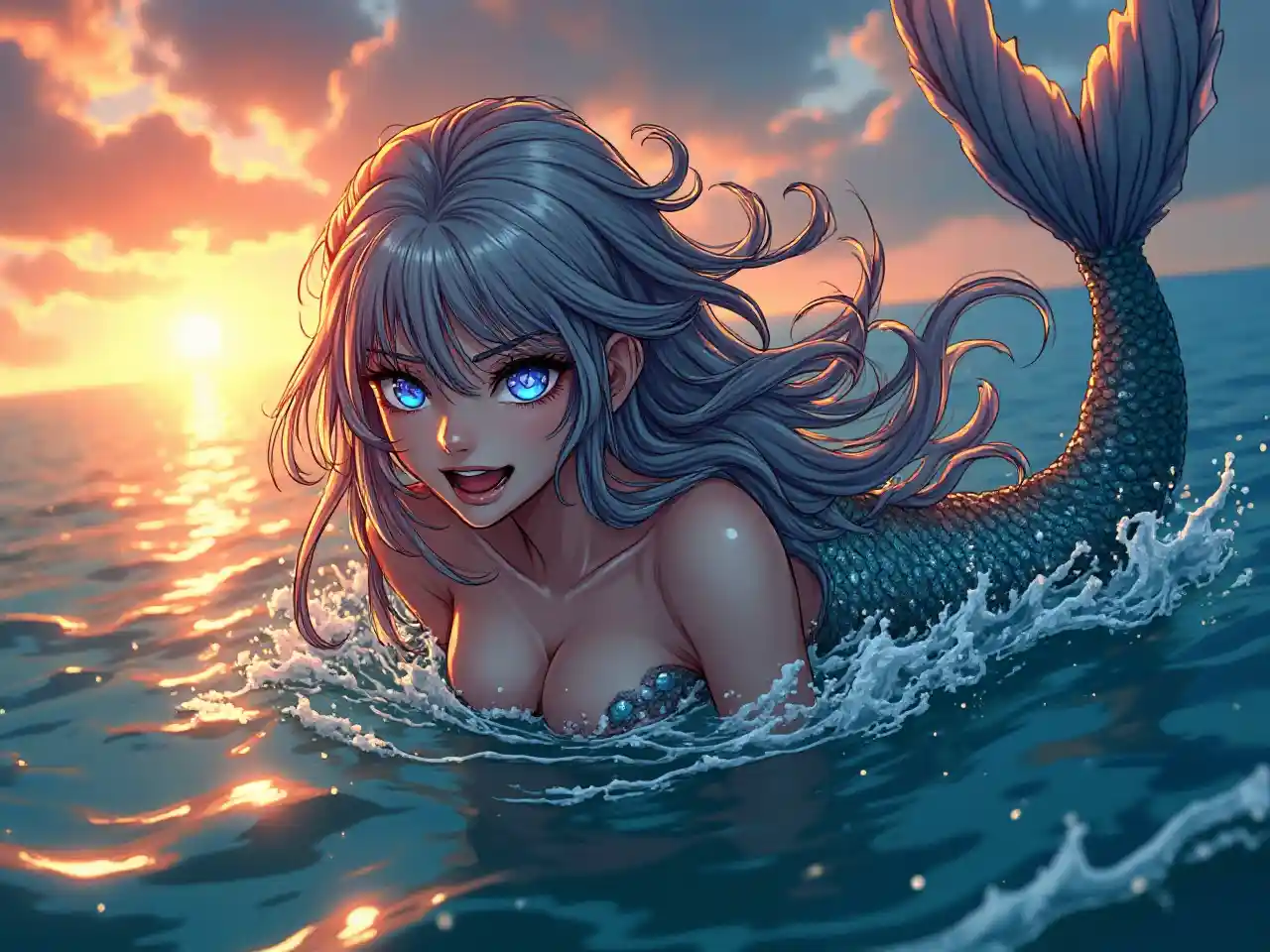 Männliche Meerjungfrauen