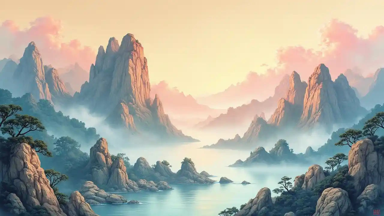 فن الجبال والأنهار