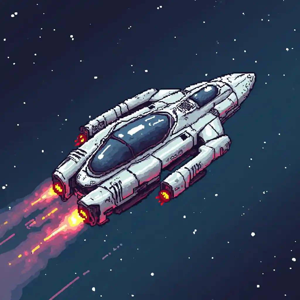 Heroica nave espacial Sprite