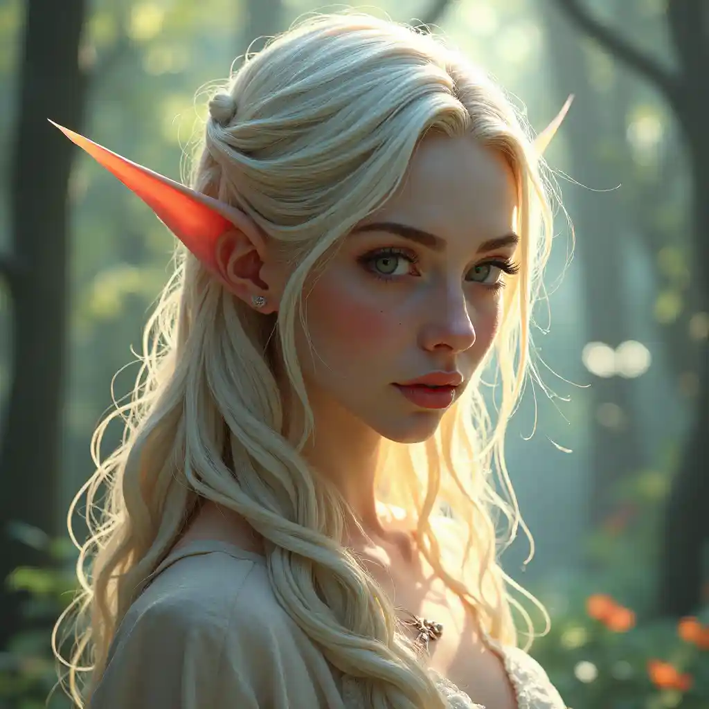 Ethereal Elf Illustration