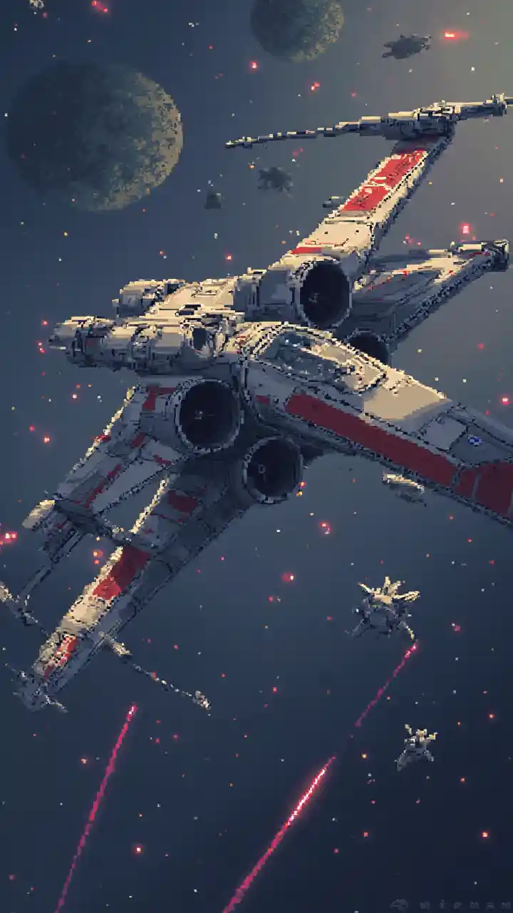 X-Wing Battle Art