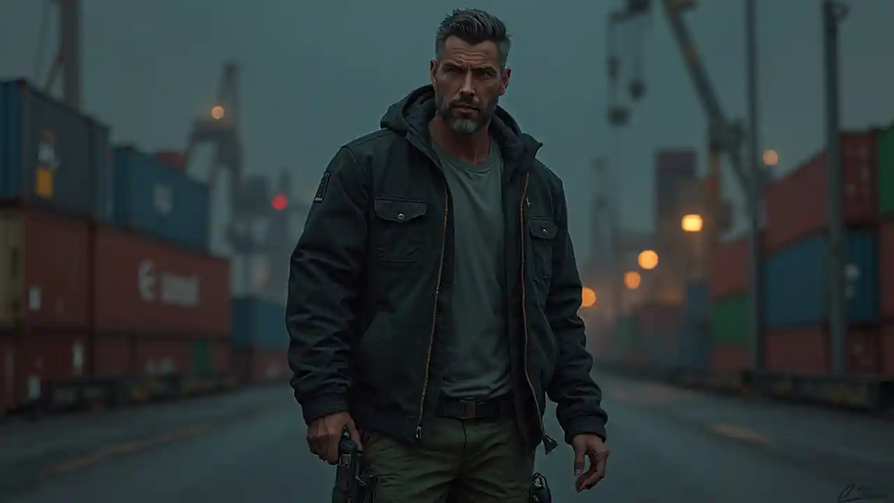 Sketch d'homme hyperréaliste