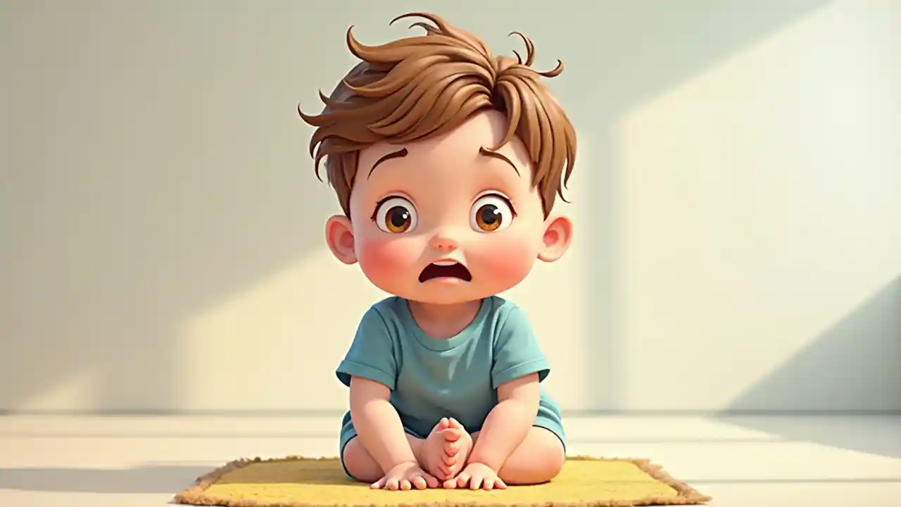 Nervöse Kleinkinder-Animation