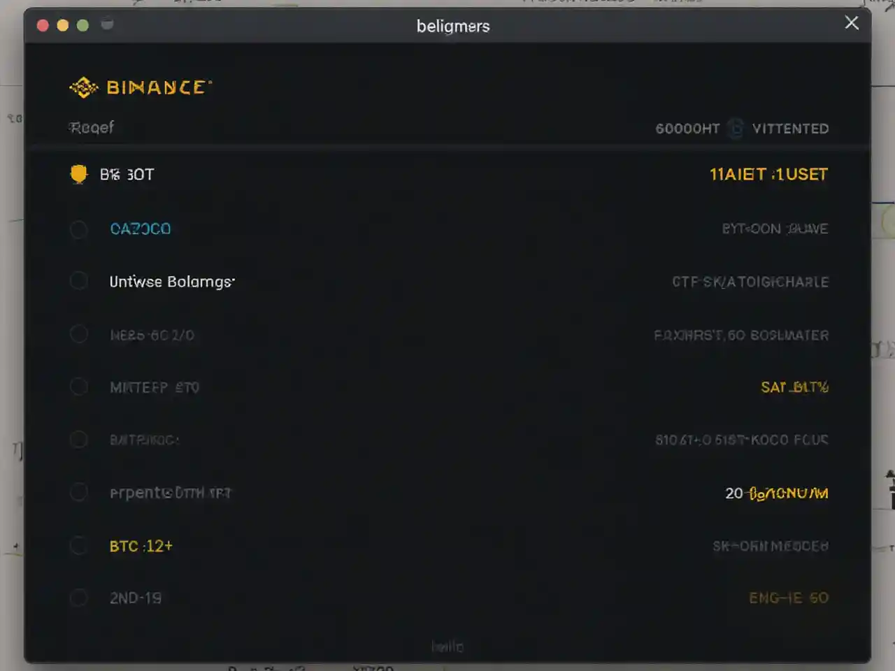 Binance Wallet Screenshot