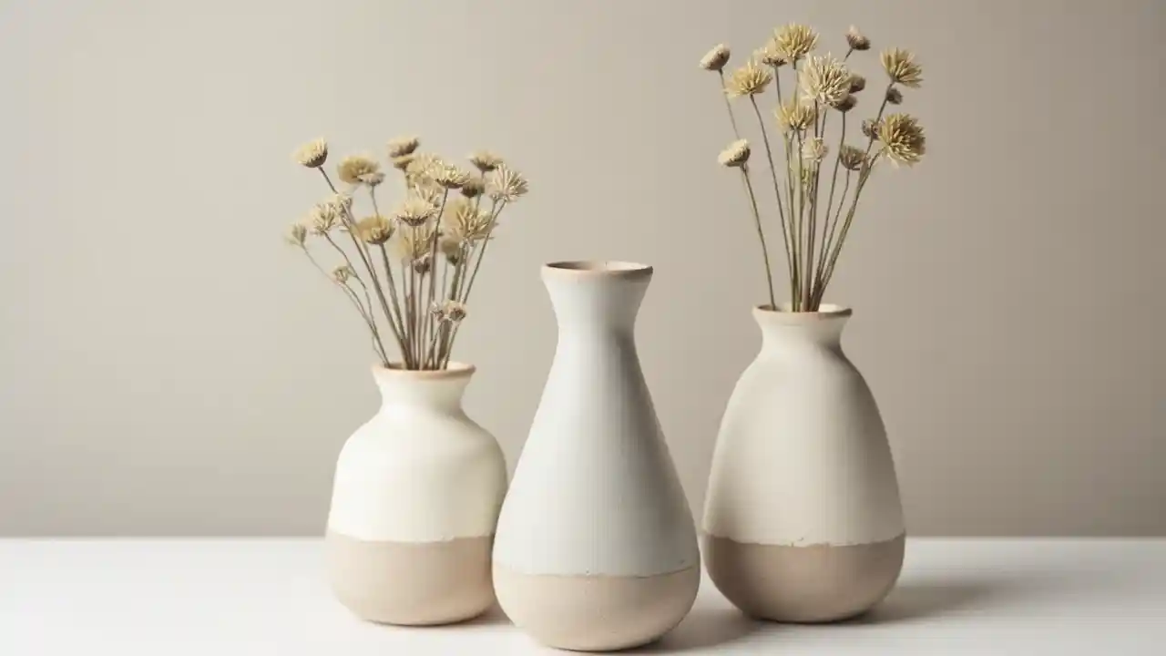 Ensemble de vases en céramique