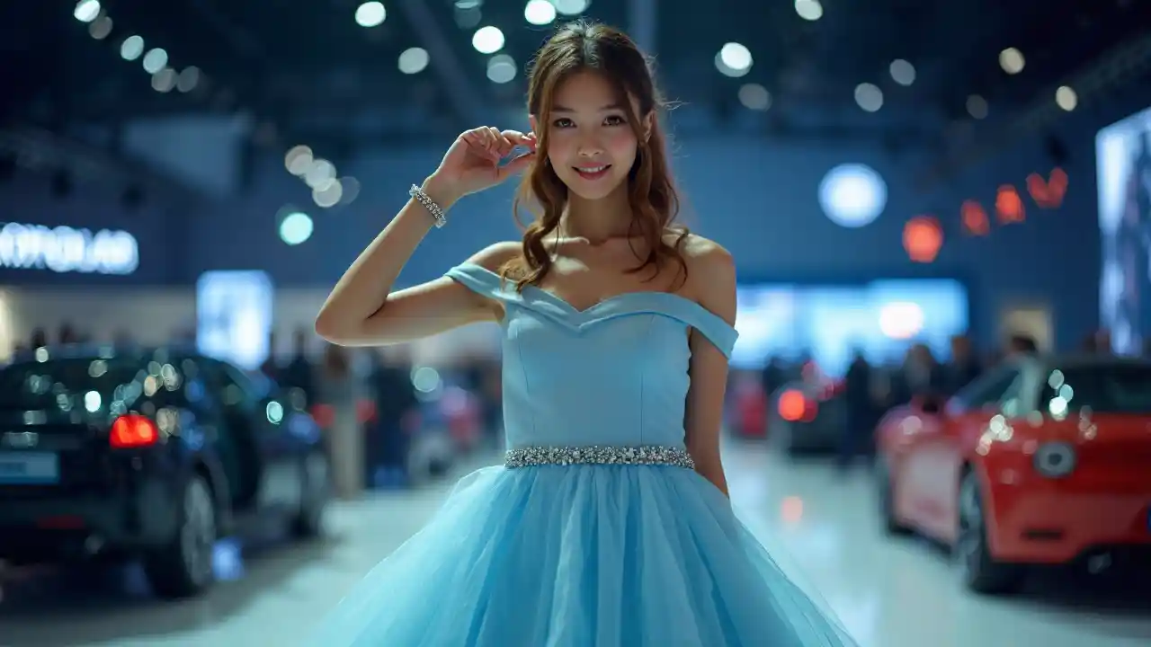 Araba Fuarı'nda Model