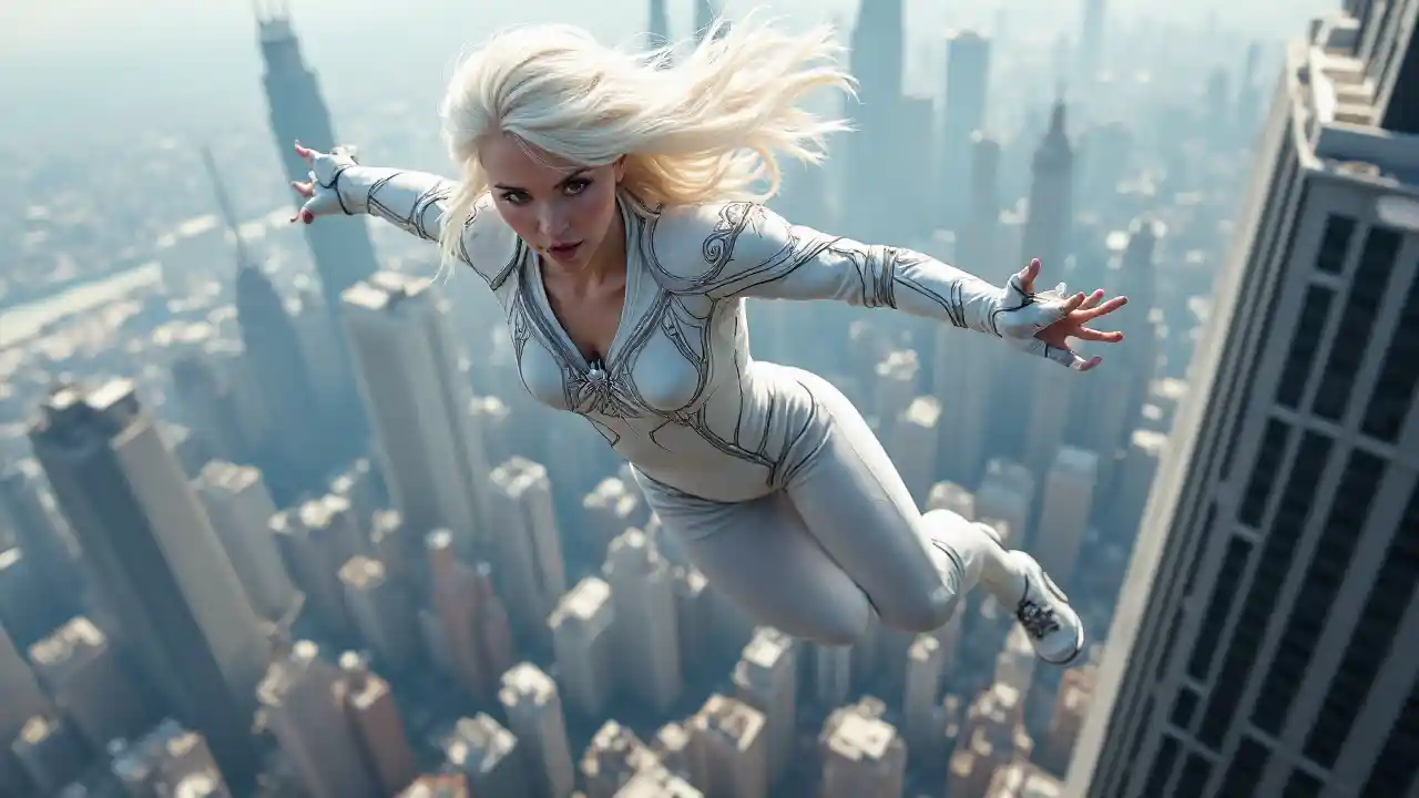 Heroes Flying Artwork