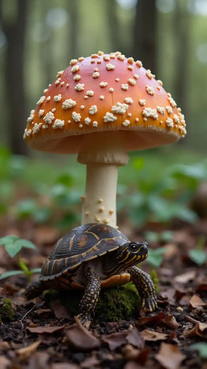Jamur dan Kura-kura